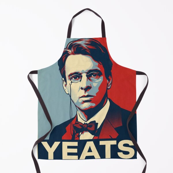 Item preview, William Butler Yeats Hope Style Retro Poster Art Poster designed and sold by Anya Byron.