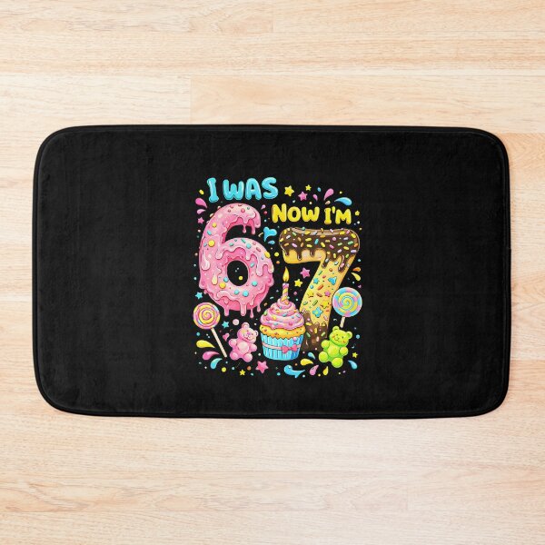 Item preview, 7 Years Old Birthday I Was 6 Now I'M 7 designed and sold by irifine.