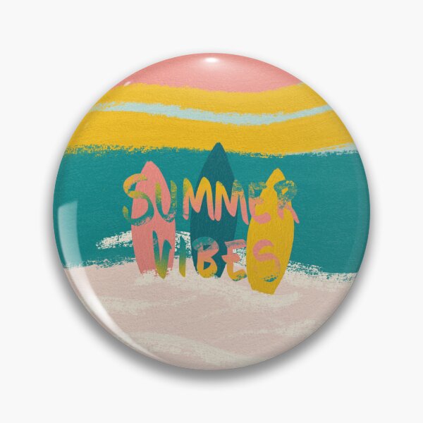 Item preview, Summer Vibes — Retro Surfboard Beach Sunset  designed and sold by Myna's SoulArt.