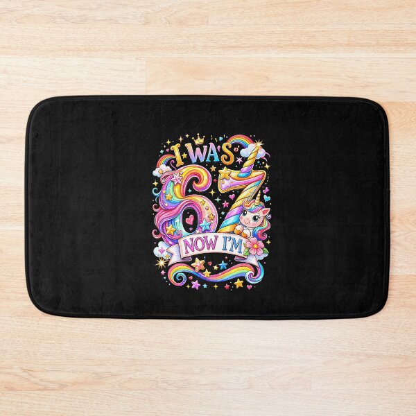 Item preview, 7 Years Old Birthday I Was 6 Now I'M 7 designed and sold by irifine.