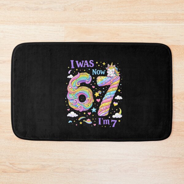 Item preview, 7 Years Old Birthday I Was 6 Now I'M 7 designed and sold by irifine.