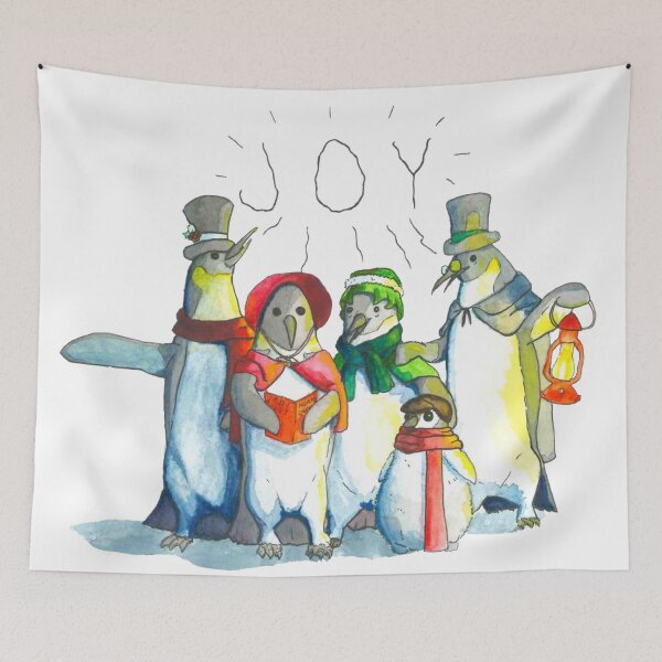 Item preview, Caroling Penguins designed and sold by CandycaneFarmer.