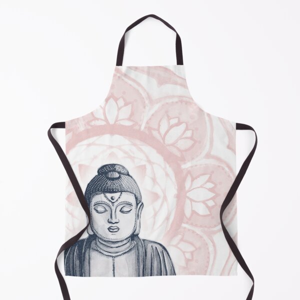 Item preview, Buddha Padma Watercolor - Snow Dusk Rose designed and sold by Irene Estelle.