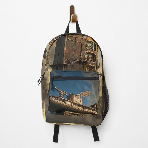 Item preview, Retro-Futuristic Steam Industrial Tower - Sci-Fi Fantasy designed and sold by steampunkimages.