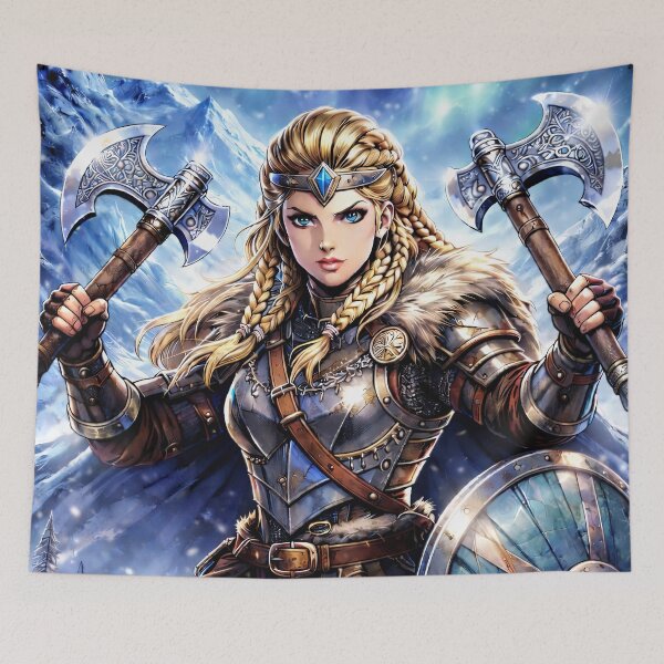 Item preview, Lagertha – Viking Warrior Queen designed and sold by EASNFTCOL.