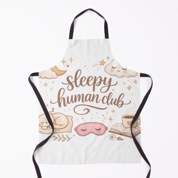 Item preview, Sleepy Human Club Cute Aesthetic Design designed and sold by Sanika arts .