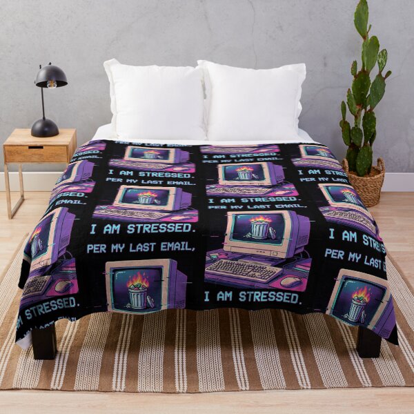 Item preview, Per My Last Email I Am Stressed — Funny Vaporwave Office Humor Shirt, Coworker Gift designed and sold by Luminari Creations.