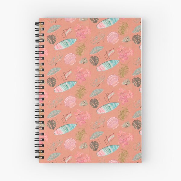 Item preview, Tropical Beach Getaway Theme on Textured Coral Background designed and sold by PD-Coastal.