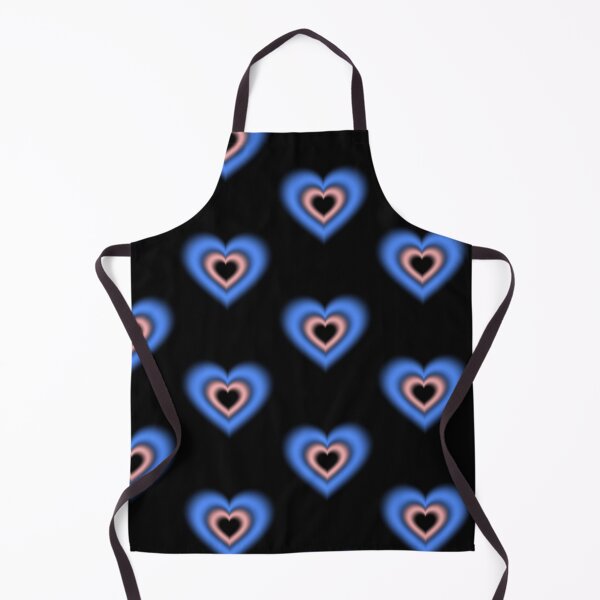 Item preview, Blue and light coral blurry heart designed and sold by serenebookworm.