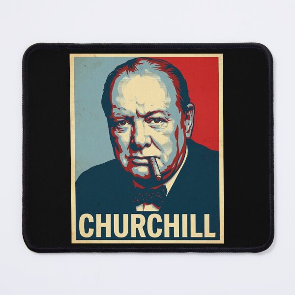 Item preview, Winston Churchill Hope Style Retro Poster Art Poster designed and sold by Anya Byron.