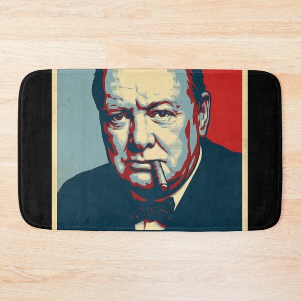 Item preview, Winston Churchill Hope Style Retro Poster Art Poster designed and sold by Anya Byron.