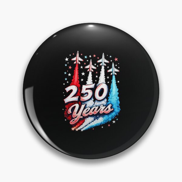 Item preview, Red White And Blue Fighter Jets 250 Years designed and sold by yartyartyart.