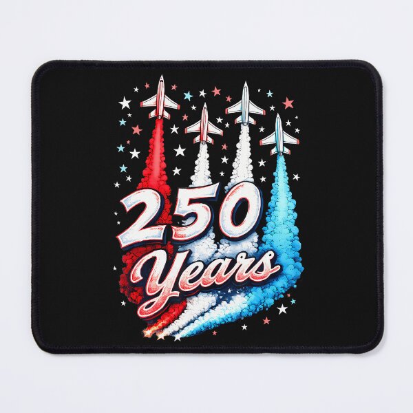 Item preview, Red White And Blue Fighter Jets 250 Years designed and sold by yartyartyart.
