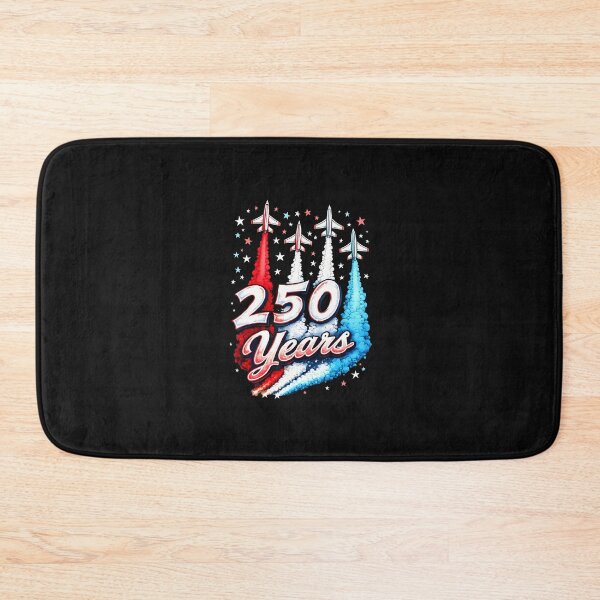 Item preview, Red White And Blue Fighter Jets 250 Years designed and sold by yartyartyart.