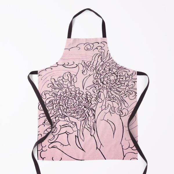 Item preview, Ethereal Hands & Kiku Chrysanthemums – Japanese Irezumi Art designed and sold by Mistique ✨.