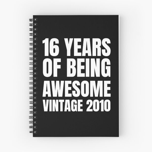 Artikelvorschau, Geschenk zum 16. Geburtstag: 16 Jahre voller Begeisterung (Vintage 2010) entworfen und verkauft von Ali-printshop.