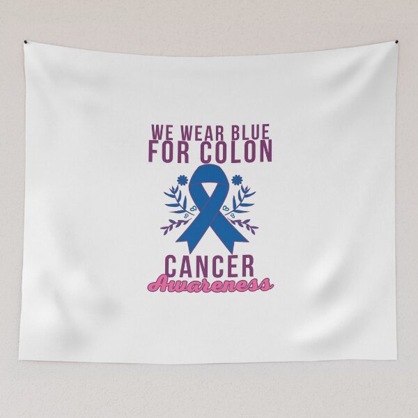 Item preview, We Wear Blue For Colon Cancer Awareness designed and sold by LuveraxArt.