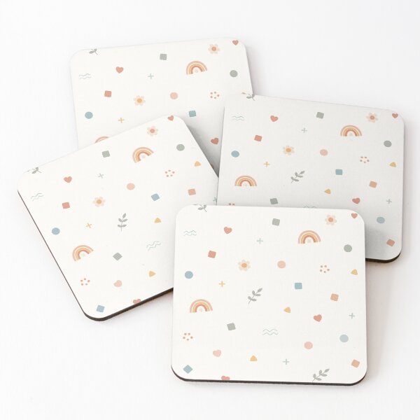 Item preview, Boho Pattern for Children: Rainbows, Flowers and Dreams in Earth Tones designed and sold by EsenciaZen.