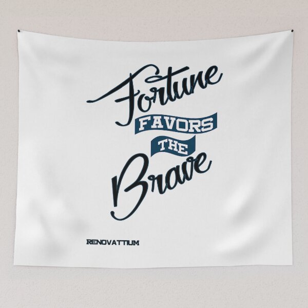 Item preview, Fortune favors the brave designed and sold by CarlosPixley.