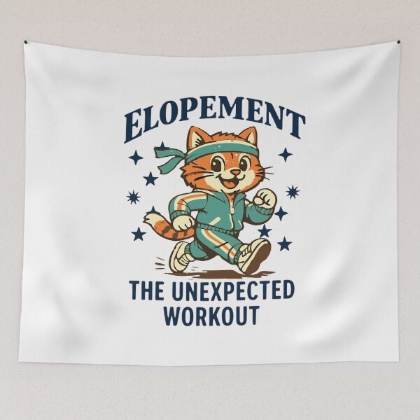 Item preview, Autism Neurodiversity Cat Elopement The Unexpected Workout | Funny Autism Awareness Cute Cat Meme T-shirt classique designed and sold by MyTeeSh.