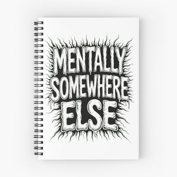 Item preview, Mentally Somewhere Else Dark Horror Style Graphic Statement T-Shirt designed and sold by NewUSShop.