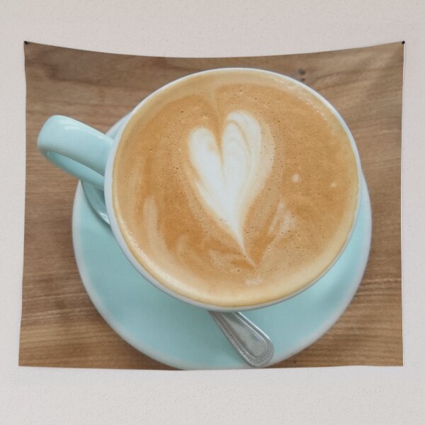 Item preview, Loveheart latte art designed and sold by LittleBettyMakes.