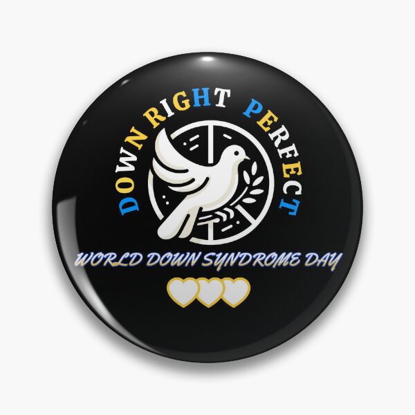 Item preview, Down Right Perfect World Down Syndrome Awareness Day designed and sold by stylboutique.