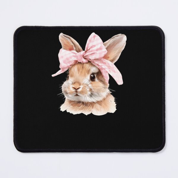 Item preview, Coquette Bow Bunny designed and sold by krystalRomanart.