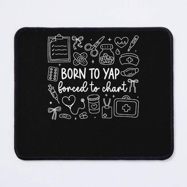 Item preview, Born To Yap Forced To Chart designed and sold by krystalRomanart.