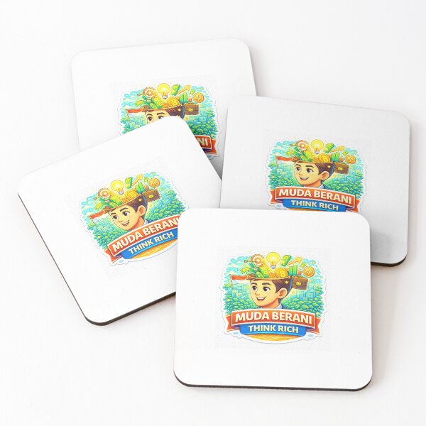 Item preview, Muda Berani Think Rich Sticker – Wealth Mindset, Business Ideas & Young Entrepreneur Motivation designed and sold by Wander Pop Studio.