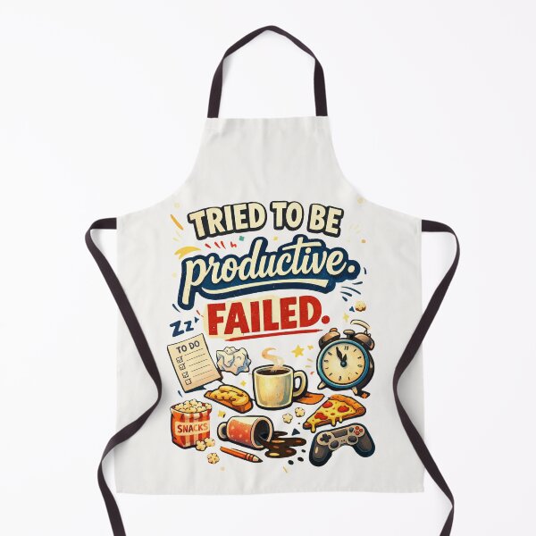 Item preview, Failed Productivity Attempt - Retro Humor for Procrastinators designed and sold by EsenciaZen.