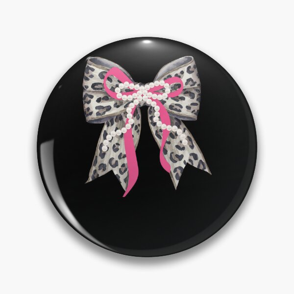Item preview, Leopard Bow With Pearls designed and sold by krystalRomanart.