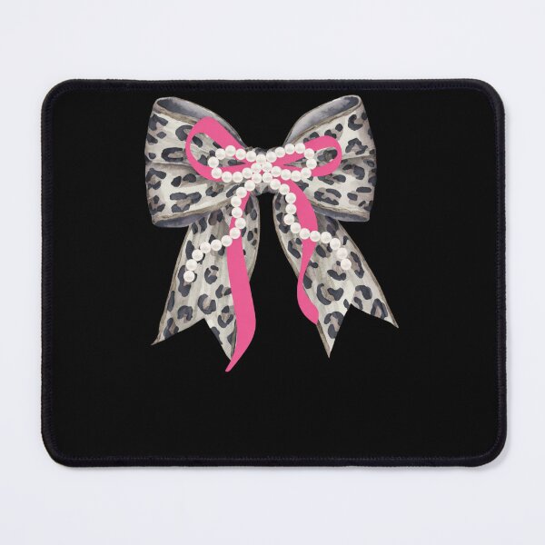 Item preview, Leopard Bow With Pearls designed and sold by krystalRomanart.
