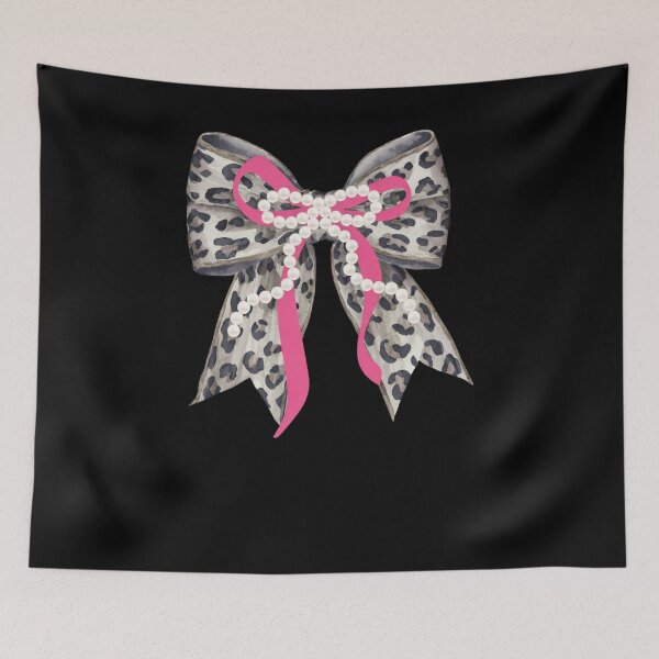 Item preview, Leopard Bow With Pearls designed and sold by krystalRomanart.