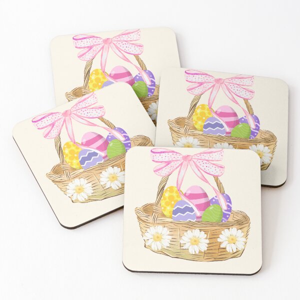 Item preview, Cute Watercolor Easter Basket Shirt - Coquette Easter Aesthetic Tee - Floral Easter Eggs Basket Graphic Top designed and sold by Akira Design Store.