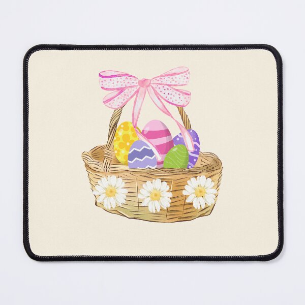 Item preview, Cute Watercolor Easter Basket Shirt - Coquette Easter Aesthetic Tee - Floral Easter Eggs Basket Graphic Top designed and sold by Akira Design Store.