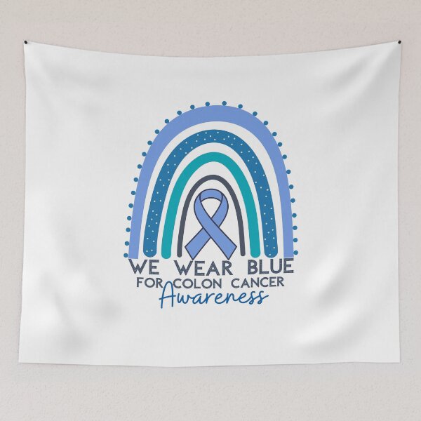 Item preview, We Wear Blue For Colon Cancer Awareness designed and sold by LuveraxArt.