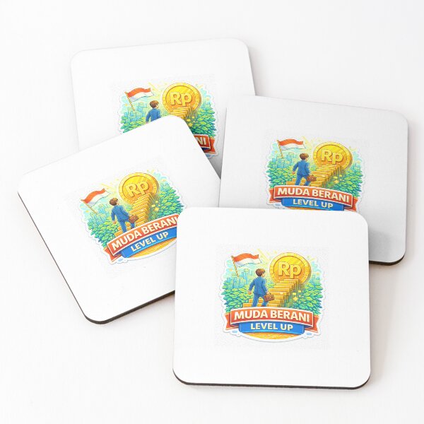 Item preview, Muda Berani Level Up Sticker – Wealth Growth, Financial Success & Young Entrepreneur Motivation designed and sold by Wander Pop Studio.