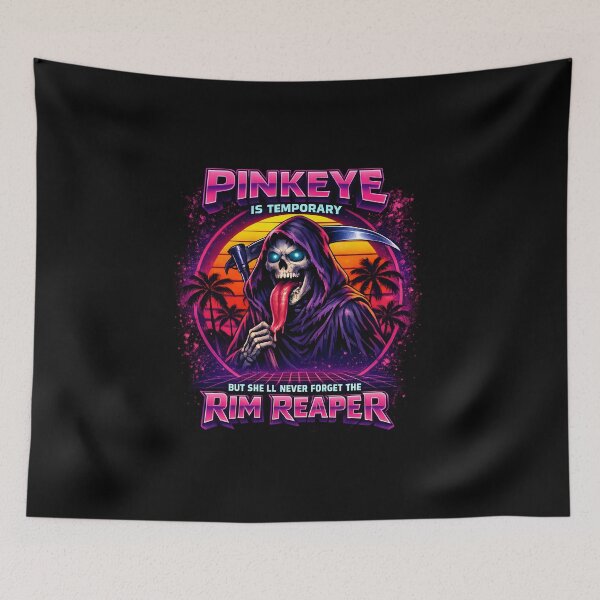 Item preview, Pinkeye is Temporary Grim Reaper Design designed and sold by HUTEND.