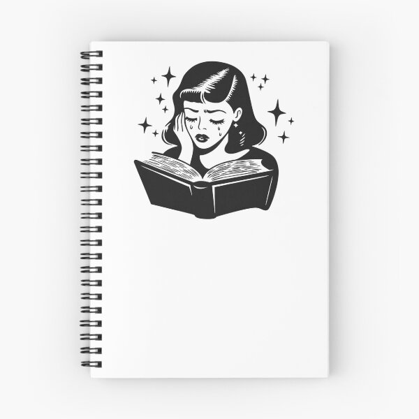 Item preview, Sad Girl Reading Book designed and sold by krystalRomanart.