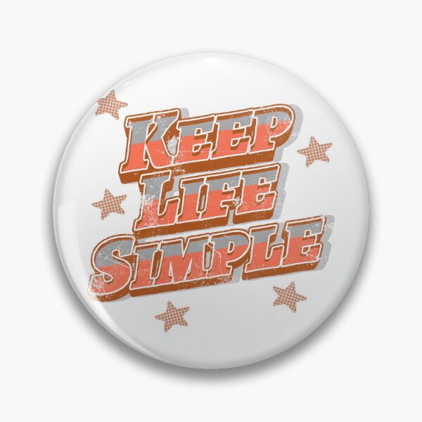 Item preview, Keep Life Simple designed and sold by Jesi Mango Design.