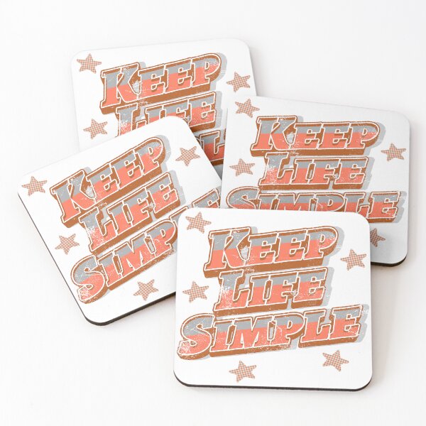 Item preview, Keep Life Simple designed and sold by Jesi Mango Design.