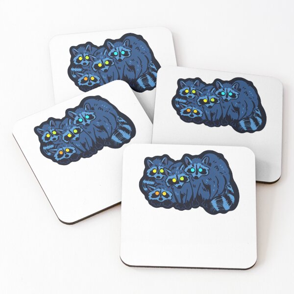 Item preview, Nighttime Raccoons designed and sold by krystalRomanart.