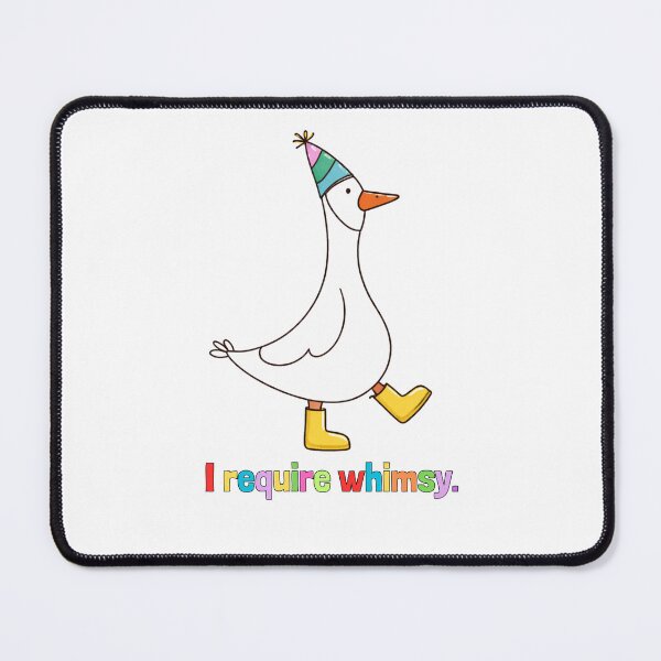 Item preview, I Require Whimsy Funny Goose designed and sold by krystalRomanart.