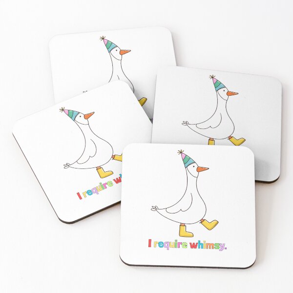 Item preview, I Require Whimsy Funny Goose designed and sold by krystalRomanart.