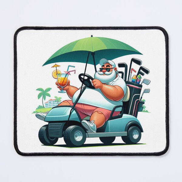 Item preview, Retired Golfer on Golfcart designed and sold by PassionforLove.