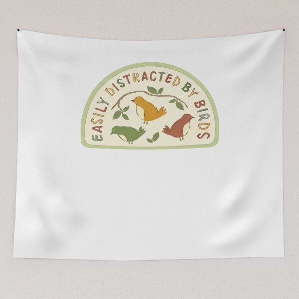 Item preview, Easily Distracted By Birds designed and sold by krystalRomanart.