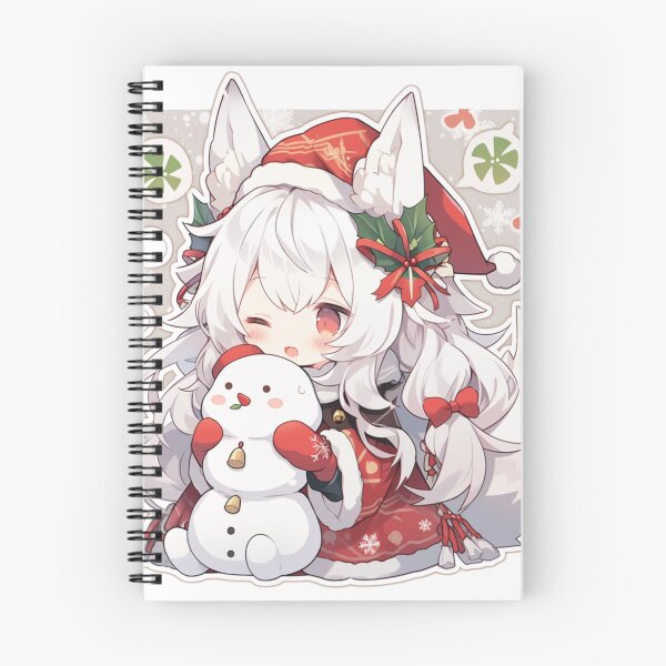 Item preview, Christmas Fox Sticker designed and sold by Solace Sparkles.
