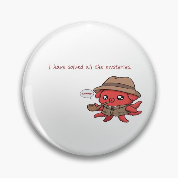 Item preview, Octopus Detective with Pipe『too easy』 designed and sold by astral-gate.