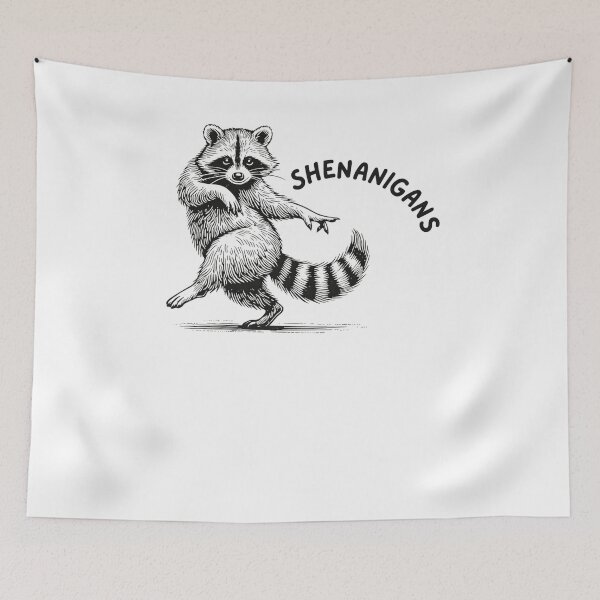 Item preview, Dancing Raccoon Shenanigans designed and sold by krystalRomanart.